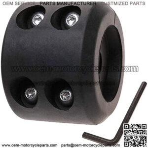 Rubber Hook Stopper Winch Cable Line Saver for ATV UTV SUV Model Compatible with Wrangler,Polaris RZR Sportsman,Yamaha X,Kawasaki,Suzuki,Arctic Cat,Golf Cart & CAN-AM with Allen Wrench (1 pcs)