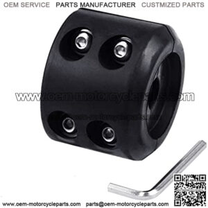 Ucreative Winch Cable Hook Rubber Stopper with Allen Wrench for ATV UTV Synthetic Winch Rope