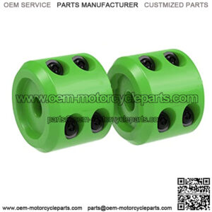 Winch Cable Hook Stopper (2 Pack) Silicone Rubber Shock Absorbent Winch Stopper Best Winch Accessories for Wire & Synthetic Cables ATV UTV Prevent Pulling Eliminate Abrasion Bouncing Green