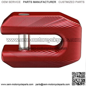 Winch Shackle Connector, Flat Towing Hook Mount with Iron Pin & Rubber Guard - 30,000lbs Capacity Compatible with ATV UTV SUV Pickup Trucks Vehicle Recovery (Red, 1 Pack)