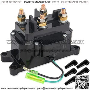 Winch Solenoid 12V Winch Solenoid Relay Contactor for ATV UTV 3000-5000lbs 4WD 4x4 Winches Winch Replace Number 63070 62135 74900 2875714 70715