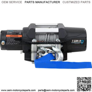 12V DC ATV/UTV Electric Winch 3500 lb. Load Capacity w/Steel Cable Wire Rope 1/4" Diameter x 50' Length