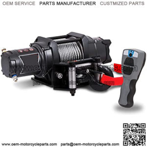 12V DC Electric Winch with Steel Rope: 7/32" Diameter x 50' Length - 3,500 lbs Load Capacity, 10802013 XP-35