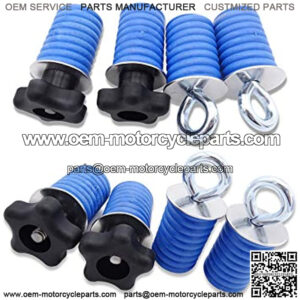 8 Piece Lock & Ride Tie Down ATV UTV Anchors Kit Knob/Eyelet Bolt Anchors Compatible with Polaris Ranger & General