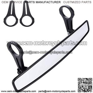 15" Wide Rear View Race Mirror Convex Mirror with 1.75" Clamp for UTV Compatible with Polaris RZR800 1000 XP900 1000 S