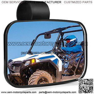2022 UTV Mirror, Clear Convex Mirror with ShatterProof Tempered Glass and 1.5"-2" Mount Compatible with 2021 Polaris RZR PRO XP, Commander and Maverick X3, Viking, Rhino, Pioneer, Kubota RTV