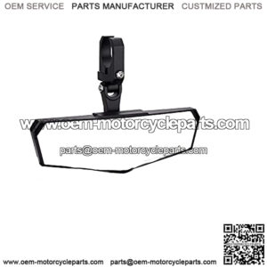 UTV Center Mirror, UTV Rearview Mirror Clear View with 1.5"-2" 360?? Adjustable Low Profile Rustproof Aluminum Clamp Compatible with Polaris RZR/ Pioneer/ Talon/ Can AAm X3/ CFMOTO/ Kawasaki
