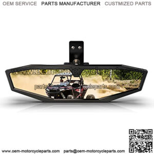 Ranger Rear View Mirror | POISON SCORPION Aluminum UTV Rearview Center Mirror Adjustable Black Compatible with Ranger 500 570 | 900 XP/EPS | Crew XP 900/EPS | 1000/EPS | XP 1000/EPS/Crew