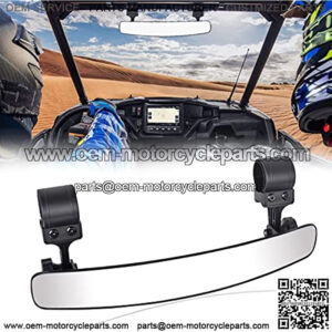 Upgraded 16.5" UTV Mirrors Included 1.75-2.0" Clamps Compatible with Polaris RZR 800 900 1000 Turbo, Can-Am X3, Honda Pioneer 1000 Rear View Mirror - Convex HD