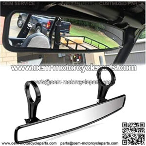 UTV Mirror, RZR Rear View Mirror, Wide Panoramic 15" Ultra ATV UTV Mirror 1.75" Clamps Convex Design Compatible with Polaris RZR 800 900 1000 Turbo PRO XP, Pioneer 1000, Arctic Cat Wildcat 2021
