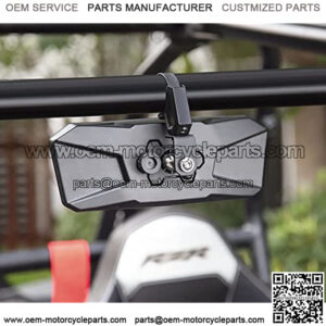 UTV Rearview Mirror for 1.5" to 2.0" Roll Cage, New RZR Mirrors with Adjustable large field of view, Compatible with Polaris RZR, Can Am Commanders, Honda Pioneer SXS, Kawasaki Mule, Yamaha YXZ