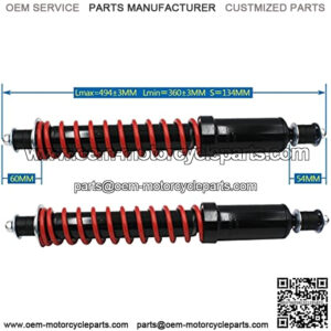 Pair(2) EZGO Medalist/TXT Front and Rear Coil Over Heavy Duty Shocks 70630-G01