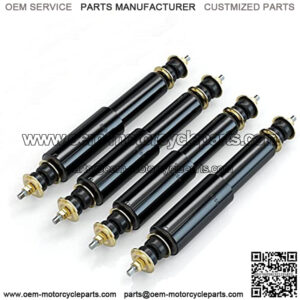 Golf Cart Shocks for EZGO TXT Front and Rear Shocks Absorbers 1994-Up Gas & Electric Models, Replaces OEM #76418-01, 70928-G01 Nivel Part #5006 - Set of 4