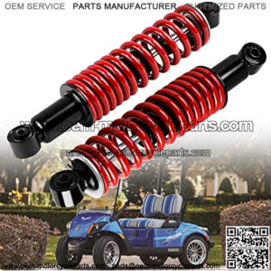 Golf Cart Shock Absorber Yamaha Heavy Duty Shocks with Spring for Gas and Electric 1995-up,G14, G16, G19, G20, G22, G29 Drive JN4-F2210-00,JN3-F2210-00,Total Length 14"