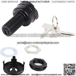 Golf Cart Key Switch Kit Ignition Switch Starter Fits 36V/48V DS Electric Club Car 1996+ 101826201