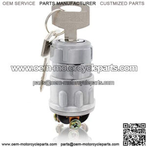 SK3-K01 Universal 3 Wire Ignition Key Switch 3 Position for Motorcycle Go Kart Dune Buggy Golf Cart UTV ATV Mower Tractor Forklift Truck Scooter Trailer Agricultural Modified Car