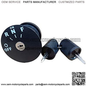 Golf Cart Accessories Key Switch with Two Standard EZGO Keys fit for EZGO RXV 48 Volt Electric Cars 605637/611283/609692