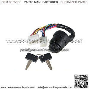 Golf Cart Ignition Switch with Keys Replacement for Golf Cart G1 1979-1989 J17-82508-20