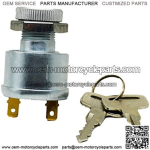 Ignition Switch for EZGO Golf Cart Key Switch 17421G1 2 Prong 4 Key 81-UP Gas & Electric