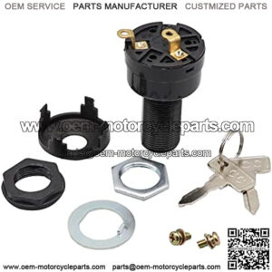 Starter Switch for Club Car DS Electric Golf Cart 1996-Up Ignition Key Switch, 36 Or 48 Volts,Suit 101826201 1012505 101834502