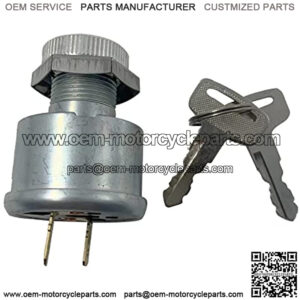 17421G1 Ignition Switch fIts E-Z-GO EZGO Golf Cars 2 Prong 4 Key Free Terminals Carabiner