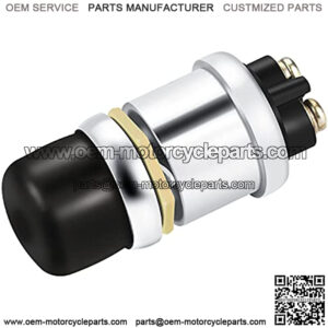 Push Button Starter Switch 12V / 24V Waterproof Push Start Button 50A Heavy Duty Momentary Weatherproof for Horn Engine Car Truck Tractor Boat