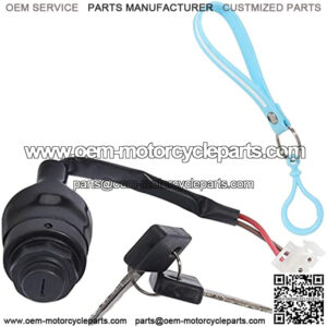 Ignition Key Switch Compatible with Yamaha Golf Cart G11 G16 G20 G21 G22 JN8-82510-00 JN8-82510-01 JN8-82510-09 1996-Up