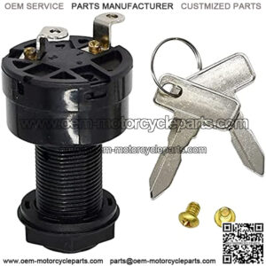 Ignition Key Switch Starter Switch for Electric Golf Cart Club Car DS 101826201 1996-Up Ignition Key Switch 36V 48V