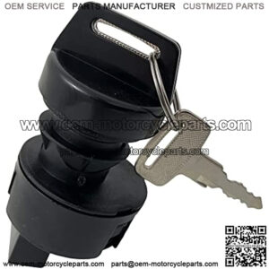 Flip Manufacturing Ignition Switch and Key Fits New Holland Boomer T TC Tractors 86405634