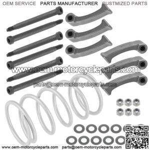 6x Centrifugal Lever Set Weights and Spring for Can-Am 420248497 420238610