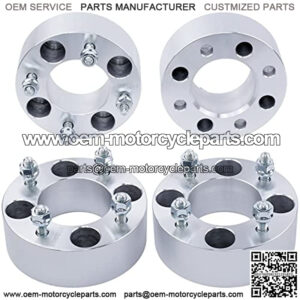 4PC 4x110 to 4x137 ATV UTV Wheel Adapters 2 Inch with 10x1.25 Studs Compatible with Honda Yamaha-Suzuki-Kawasaki 4 Lug for Rancher Foreman Grizzly Big Bear 300 350 400 King Quad 450 500 700