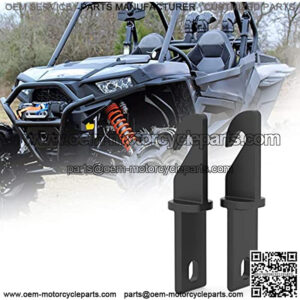 RZR Cool Door Latch, 1 Pair Anti-Rust Black 3.5" Secure Door Opening RZR Easy Latches, Easy Latches Vent Extender for Increasing Air Circulation, UTV Accessories Compatible with Polaris RZR 2014-2022