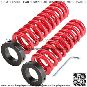 Golf Cart Heavy Duty Rear Shock Coil Spring Kit for Yamaha G14, G16, G19, G20, G22, 2007-2016 G29 Drive (Not fit 2017-Newer G29/Drive2)