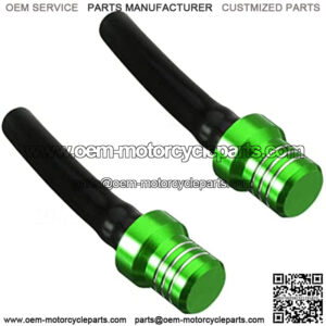 2Pcs ATV Gas Tank Vent Hose Air Vent Hose Gas Fuel Cap Universal CNC Tube One Way Valve Aluminum Breather for KLX110 KX65