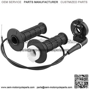Throttle Handle Grip Cable, 47Inches Fuel Seat Handle Throttle Cable Throttle Housing Clamp for 50-250CC Motocross ATV Accessories