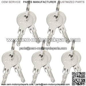 Universal Golf Cart Ignition Keys 17063G1 17063-G1 10 Pcs Compatible with EZGO 1982-up Gas and Electric Golf Carts Replacement Parts 17063G1 17063-G1