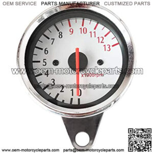 Motorcycle Tachometer Speedometer Odometer Universal 13000RPM Rev Counter for ATV Honda Yamaha Suzuki Harley Kawasaki Cruisers