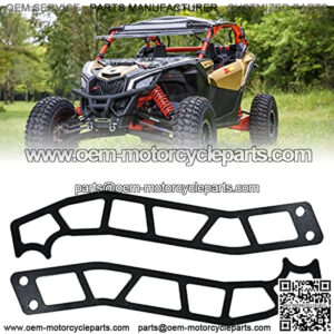 X3 Door Handles -RoyalParts Pair Door Latches Compatible with 2017-2022 Can-Am Maverick X3 X DS RS Turbo R Max 2& 4 Door Models 2Pcs Black Powder Coating Door Handles (Black)