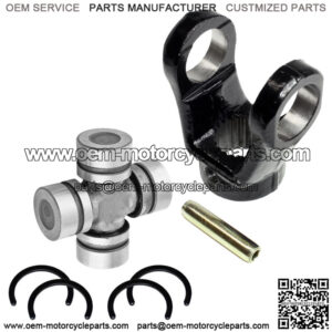 Front Drive Shaft Yoke & U-Joint Kit For Polaris Sportsman X2 700 800 EFI