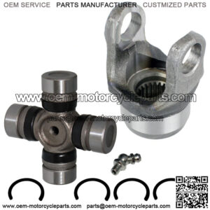 Front Drive Shaft Yoke W/U-Joint for Yamaha Kodiak 450 YFM450FA 4X4 2003-2006