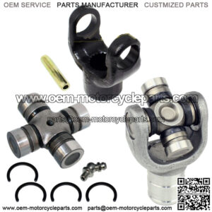 Front Drive Shaft Yokes W/U-Joints for Yamaha Grizzly 600 4X4 YFM600 1998