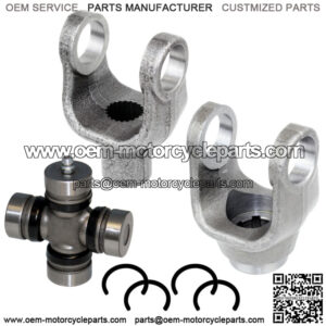 Rear Drive Shaft Pairing Yokes U-Joint for Yamaha Big Bear 350 YFM350 4X4 87-99