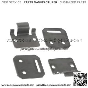 Set of 2 Seat Hinge Plate Male and Female Kits for Club Car DS Golf Cart 1979-Up