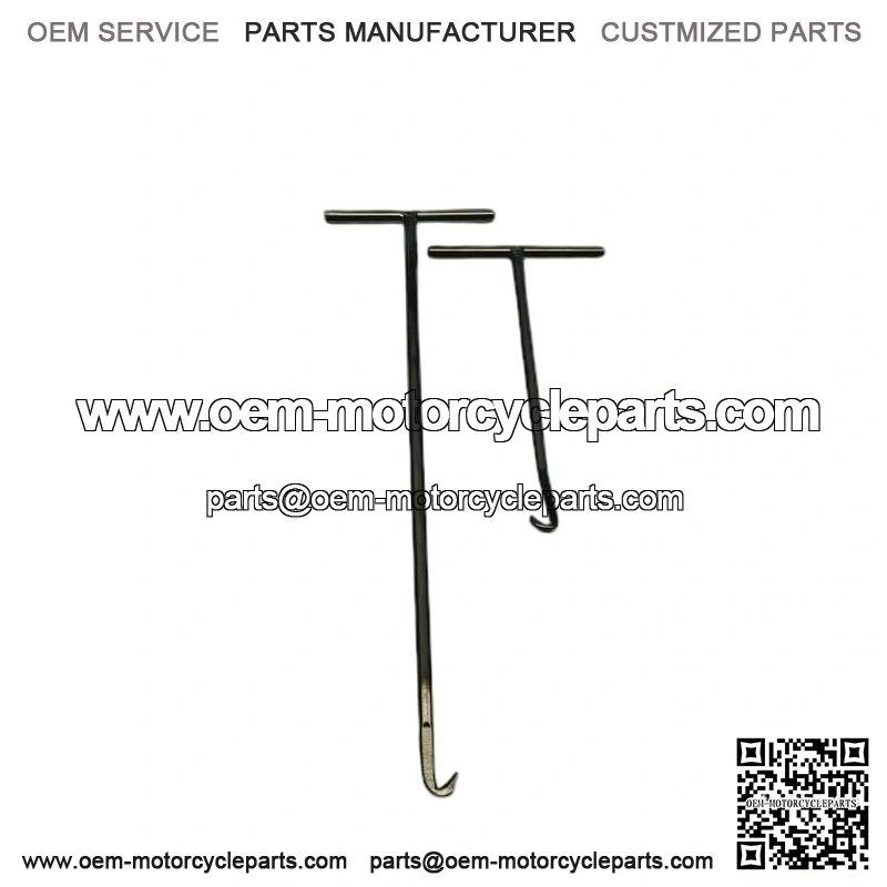 NEW 2-PCS EXHAUST SPRING PULLER SET UNIVERSAL 2 STROKE ATV UTV HANDLE HOOK TOOL - Image 2