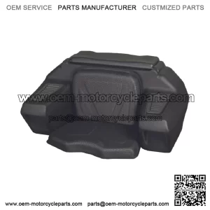ATV Rear Passenger Seat Cargo Storage Helmet Trunk Box Luggage Lounger