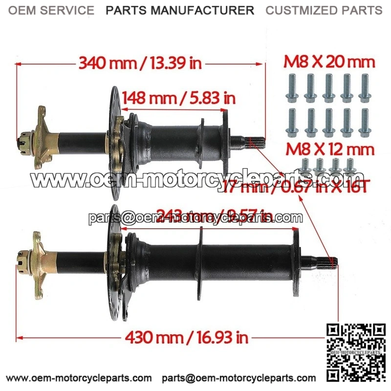 72V 1500W Differential Motor Rear Axle Kit with Snow Sand Tracks for Electric ATV Golf Cart Go Kart - Image 3