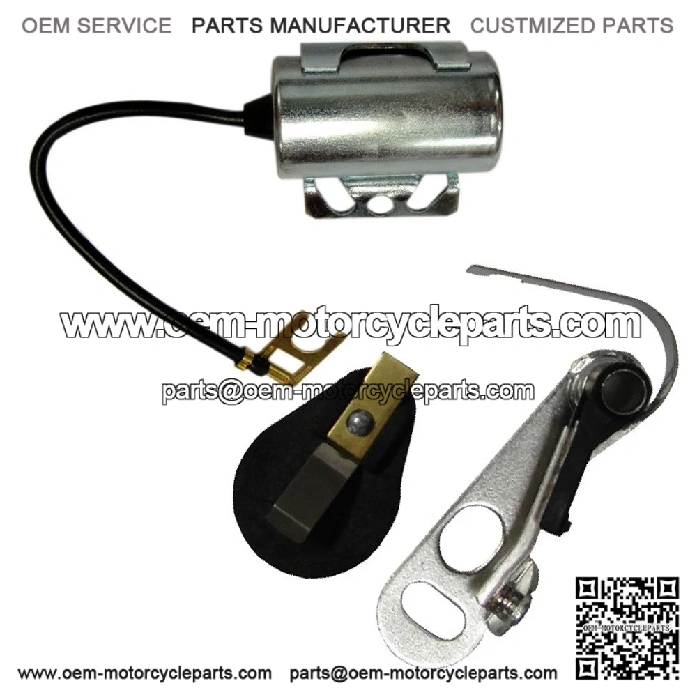 For John Deere A and B ÿ Distributor Tune Up Kit, Fits Delco Points Condenser Rotor