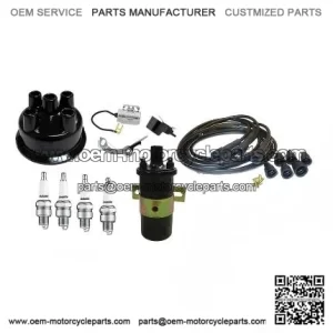 For John Deere 1010, 2010, 2020, 2030 Tractor ÿ Complete Tune Up Kit with 12V Coil
