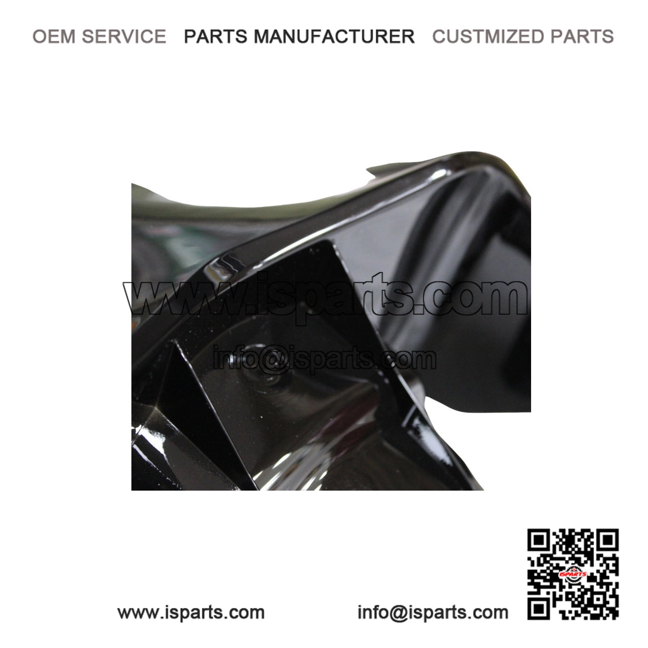 Black Front Fender Mudguard for Honda PCX125 2014-2017 - Image 3