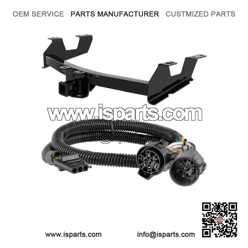 8K 2" Trailer Hitch for 2011-2014 Chevy Silverado 2500HD ?C 8' Bed, 4-Pin Wiring, Standard Bumper